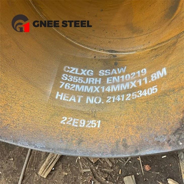 EN 10219 S355JRH Spiral Steel Pipe