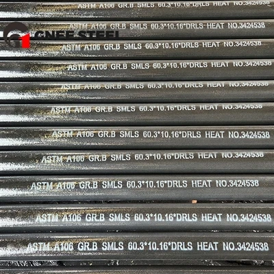 ASTM A106 GR.B Pajpijiet tal-Azzar tal-Karbonju mingħajr saldatura