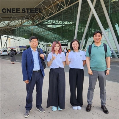 API 5L GR.B ERW Pajp ta 'l-Azzar Lest Konsenjat lill-Korea t'Isfel